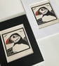 Lino Print - Puffin - Handprinted - Puffins - Image 7