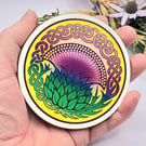 Thistle Celtic Knot Coaster