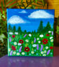 Hand painted wild flower meadow 
