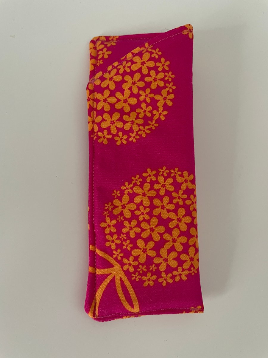 Handmade glasses case soft pouch