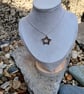 Silver star pendant made from silver clay - Image 3