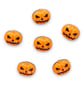 Halloween pumpkin scarecrow buttons 18mm