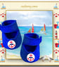 Royal Blue Anchor Shoes - Image 1