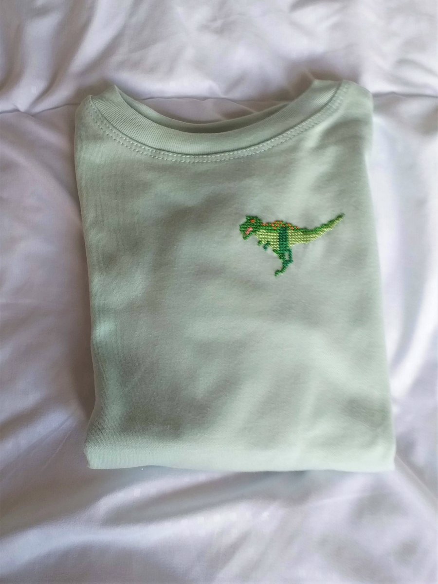 T-rex long-sleeve T-shirt age 5