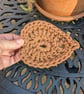Leaf coaster, chunky mat, cotton coasters, plant lovers gift - Image 3