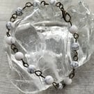 HB8 White turquoise bracelet