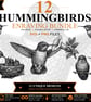 12 Vintage Hummingbird Engraving SVGs Hummingbird Clipart Bundle (Digital Downlo