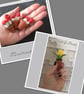 Miniature crocheted flowers - Image 1