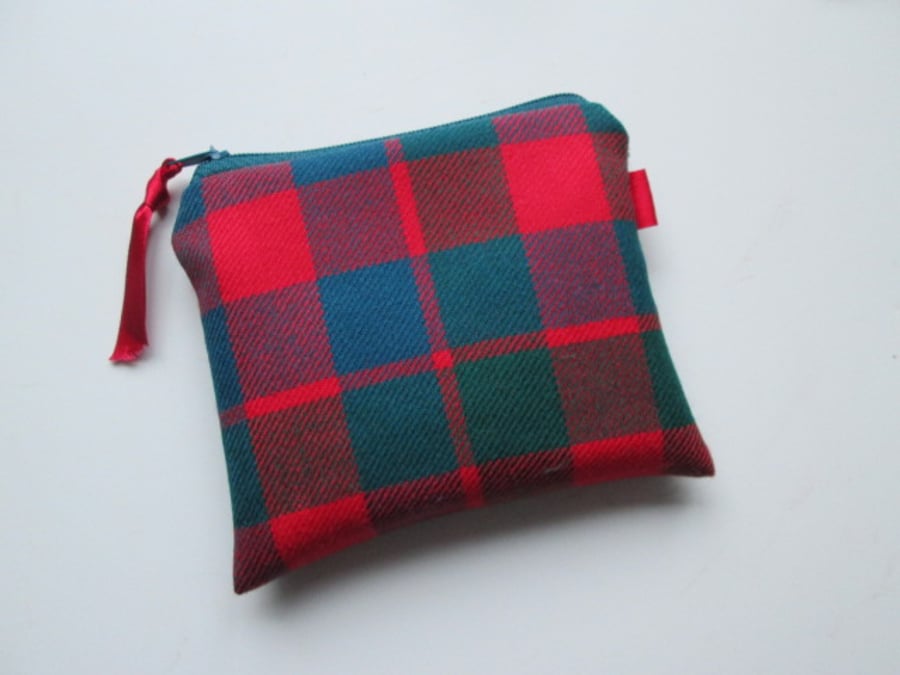 Tartan  Coin Purse
