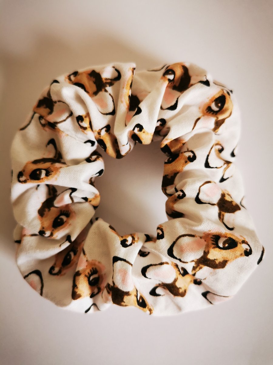 Smiling Bambi Scrunchie 