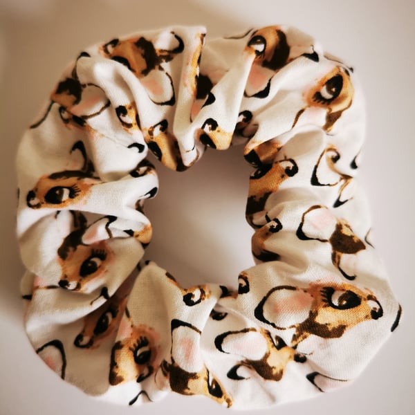Smiling Bambi Scrunchie 
