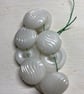 Set of 9 white domed buttons with shank - Image 5