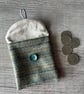 Wool Coin Purse Pouch   - Image 3