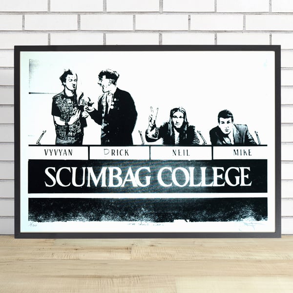 The Young Ones Hand Pulled Limited Edition Screen Print