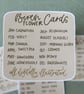 Set of Twelve Birth Flower Cards, Sticker Sheet, Birthday Cards - Image 5