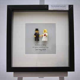  Personalised Bride & Groom custom picture - wedding gift