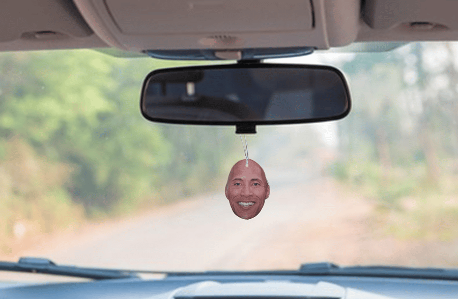 Dwayne Johnson Car Air Freshener