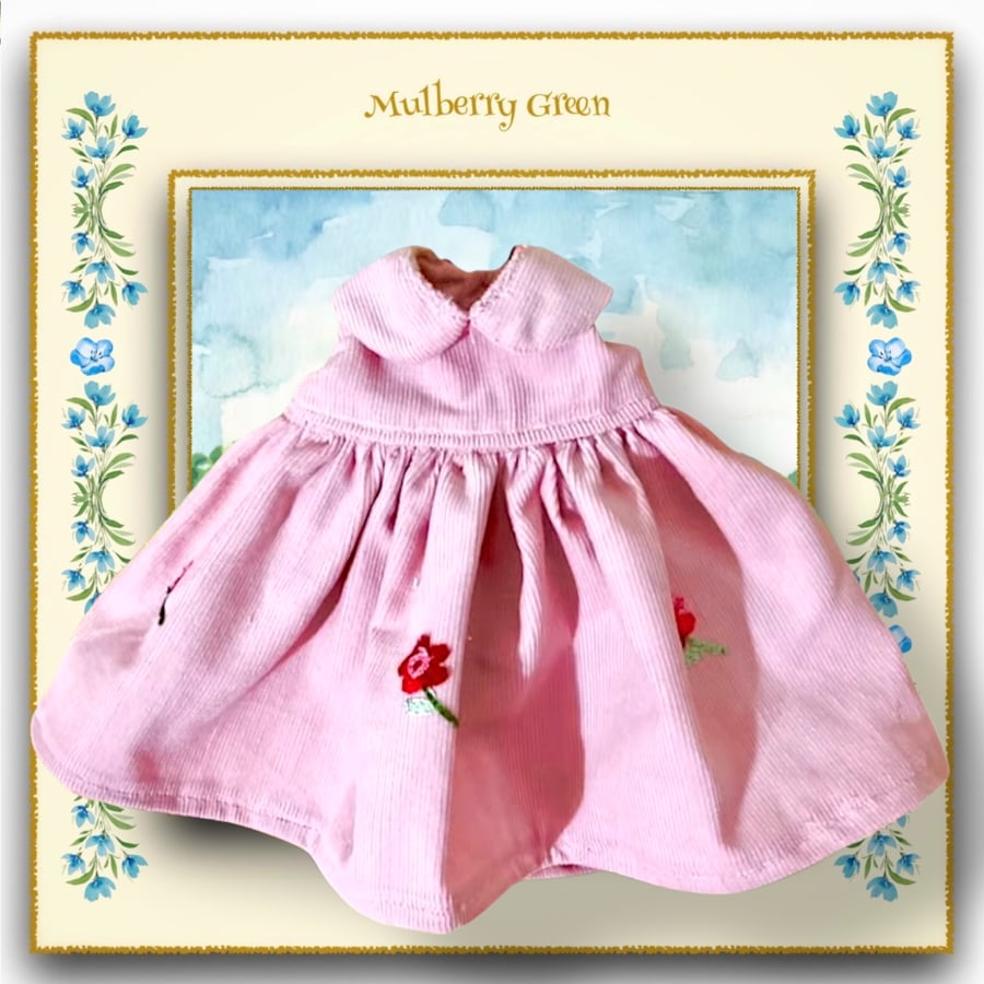 Pink Baby Cord Dress