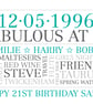 Personalised 21st Birthday Word Art - BD211 - Image 5