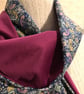 Liberty of London Print Long Scarf.Cotton Tana Lawn and Velvet   - Image 2