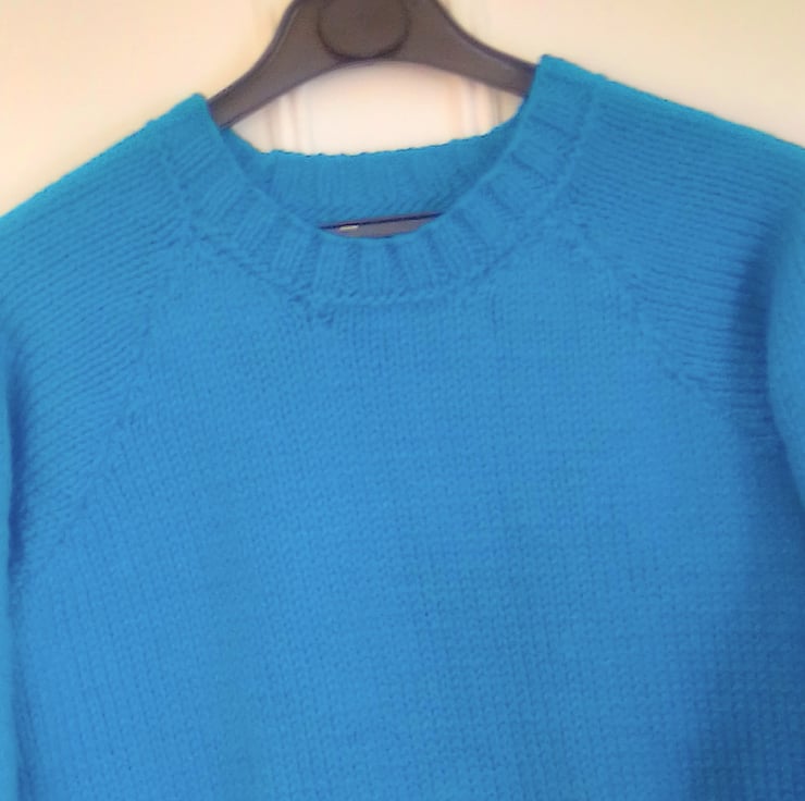 Children's Hand Knitted Jumper with a Honeycomb... - Folksy