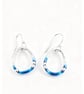 Enamel Earrings, pebble earrings, enamel jewellery, sea themed earrings, enamel, - Image 7