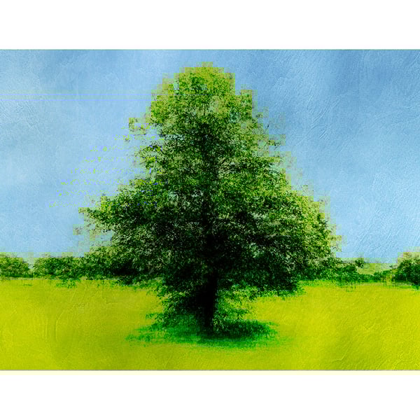 Tree Art Print on Fine-Art Paper A4 and A3 Sizes