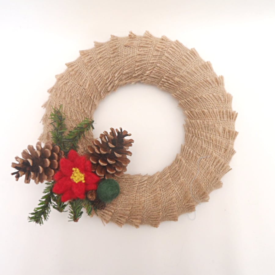 Contemporary Christmas Wreath
