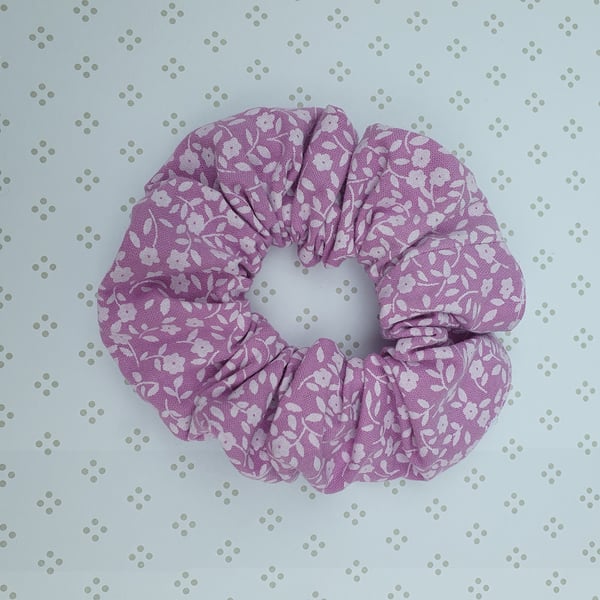 Hair Scrunchie, patterned cotton, large