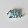 'Mr Elephant' - Handmade Brooch