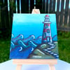 Original Miniature artwork - Lighthouse