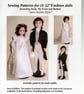 Sewing Patterns for Pair of 11-12" Fashion Dolls, "Jane Austen Style" 1805 - Image 1
