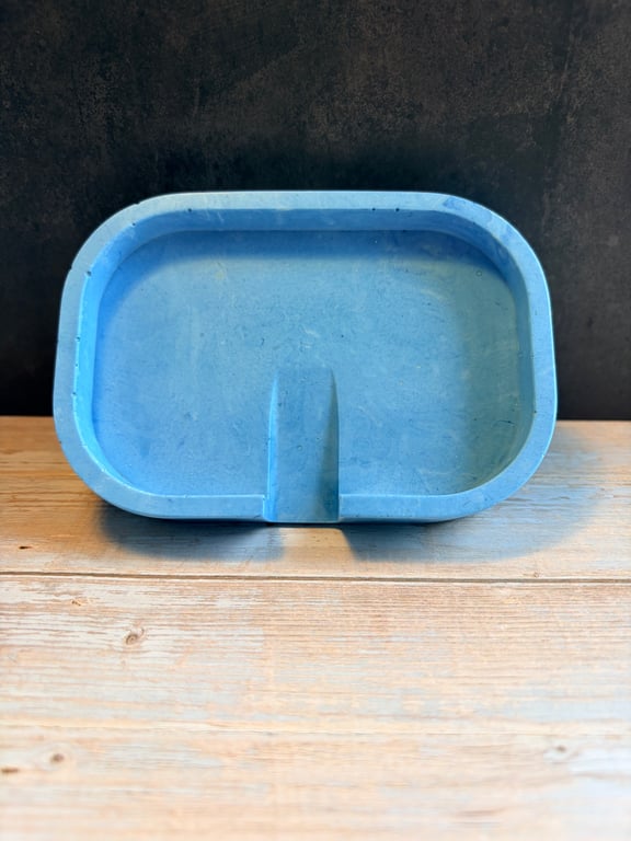 Handcrafted Jesmonite Soap Dish — Soft, Sustainable Elegance
