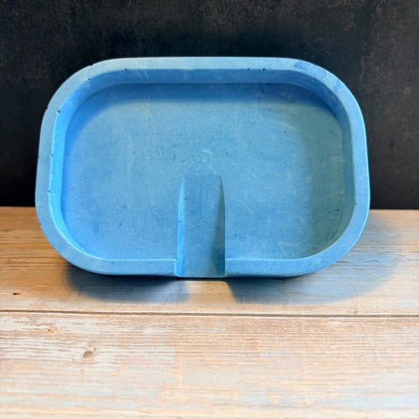 Handcrafted Jesmonite Soap Dish — Soft, Sustainable Elegance
