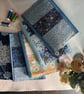 Plush hand pieced and quilted Muji notebook with free personalisation - Image 5