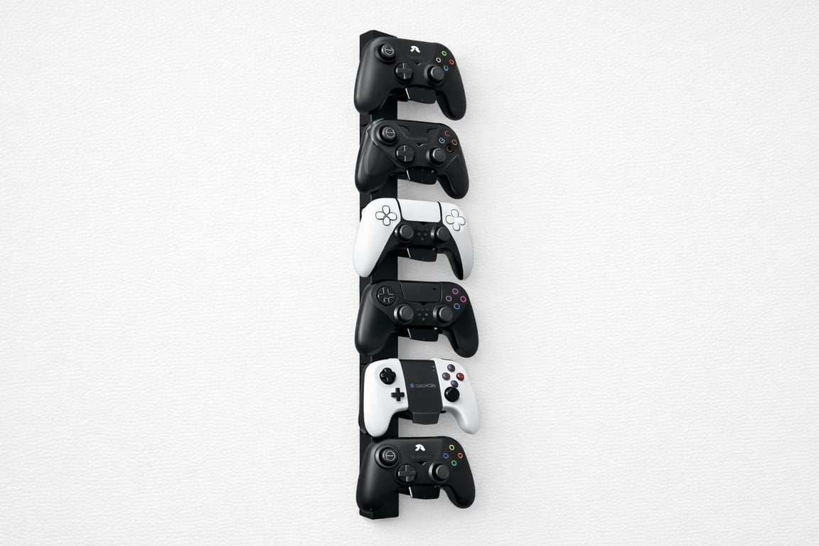 Game Controller Wall Mount Vertical Storage Rack 705 - 50 - 115 mm