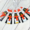Cute fused glass penguin Christmas decoration