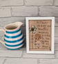 Freemotion sewing framed verse