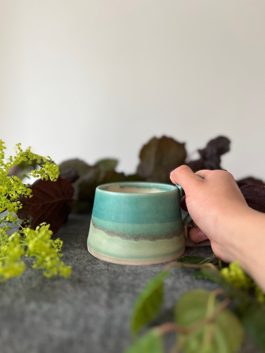 M - Ceramic Handmade Cup - Skyline - Secret Studio Sale (16)
