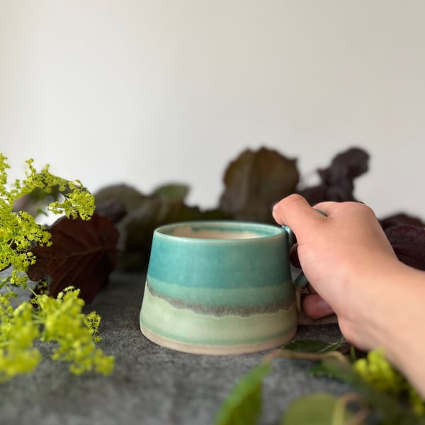 M - Ceramic Handmade Cup - Skyline - Secret Studio Sale (16)