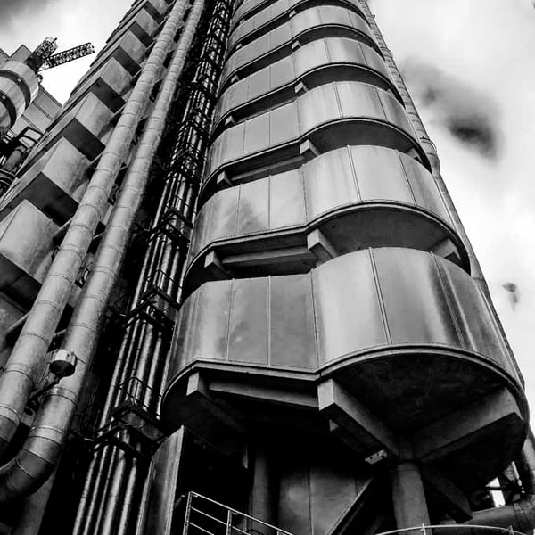 Lloyds of London building England UK 12"x18" Print