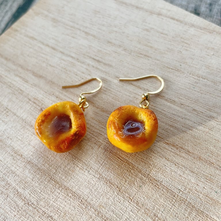 The Yorkie Swings: Yorkshire Pudding Earrings