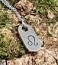ZODIAC HOROSCOPIC STARSIGN Hand Stamped Pewter Necklace - Image 2
