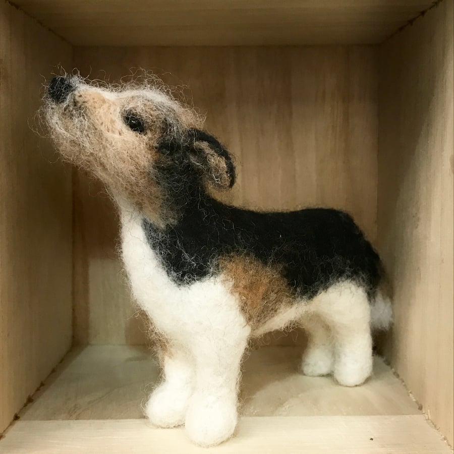 Deposit for Dog sculpture in Needlefelt - Portrait Commission - Felt Dog