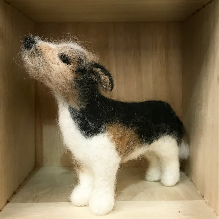 Deposit for Dog sculpture in Needlefelt - Portrait Commission - Felt Dog