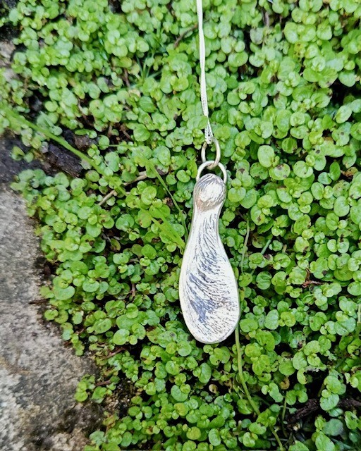 Handmade Fine Silver Sycamore Seed Necklace Pendant - Summer Seconds 