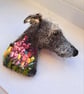 Needle Felted Lurcher Brooch - Image 5