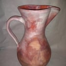 JUG TALL DECORATIVE WITH BEAUTIFUL RANDOM FERRIC CHLORIDE FINISH 34 CMS HIGH