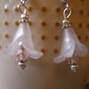 White Flower Earrings
