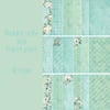 Shades of the Sea Paper pack Scrapbooking, Journal, Digital Download